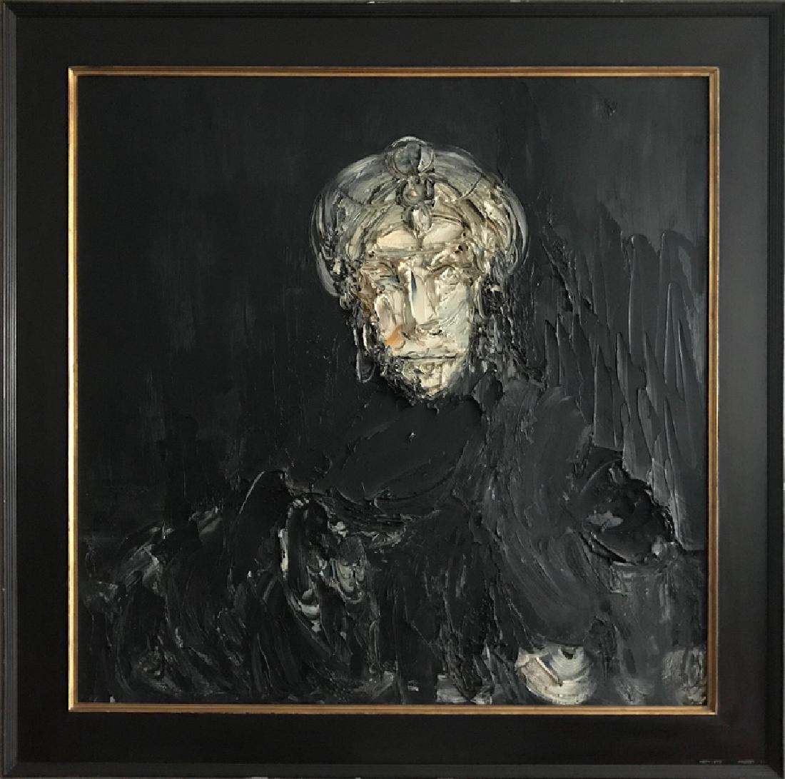 Joachim Probst, Mephisto, Oil Painting: Artist: Joachim Probst, American (1913 - 1978) Title: Mephisto Year: 1971 Medium: Oil on Masonite Size: 48 x 48 in. (121.92 x 121.92 cm)