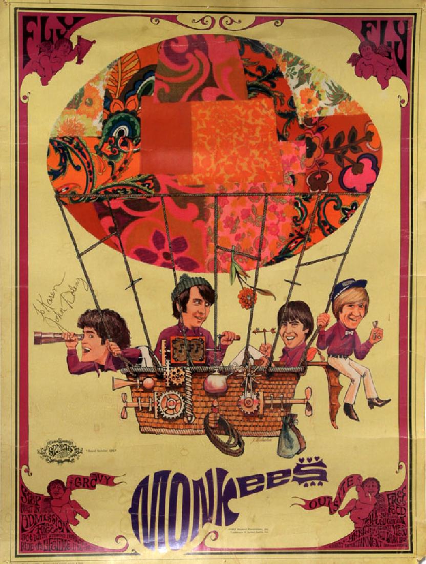 David Schiller, Monkees, Poster Autographed by John (1 of 1)
