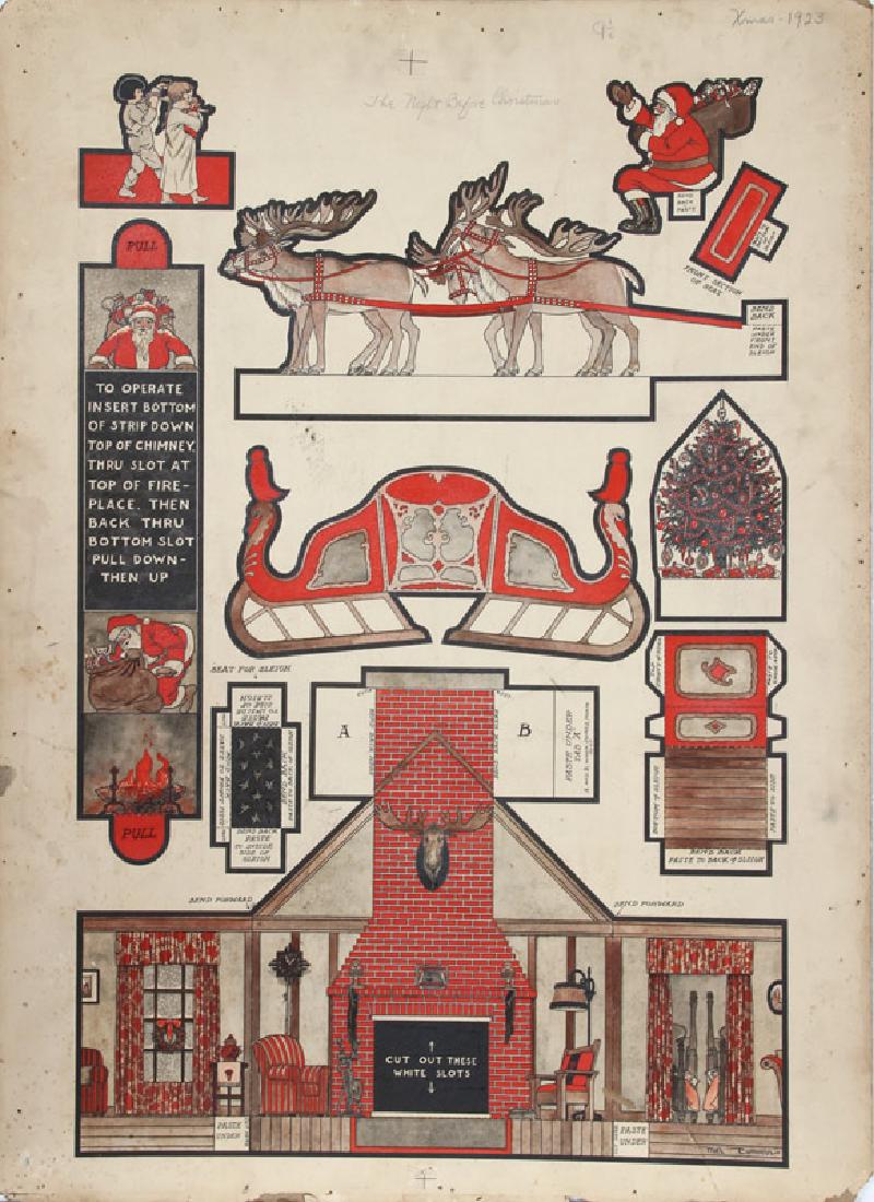 Mel Cummin, The Night Before Christmas Cut-Out, Paper (1 of 1)