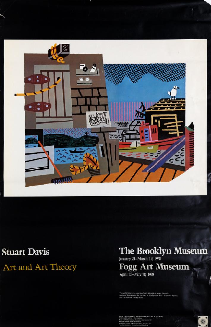 Stuart Davis, Art and Art Theory, Poster: Artist: Stuart Davis, American (1892 - 1964) Title: Art and Art Theory Year: 1978 Medium: Poster Image Size: 21.5 x 28 inches Size: 45 x 29.5 in. (114.3 x 74.93 cm)