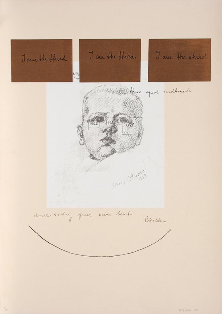 Michelangelo Pistoletto, I Am The Third Series #3, (1 of 1)