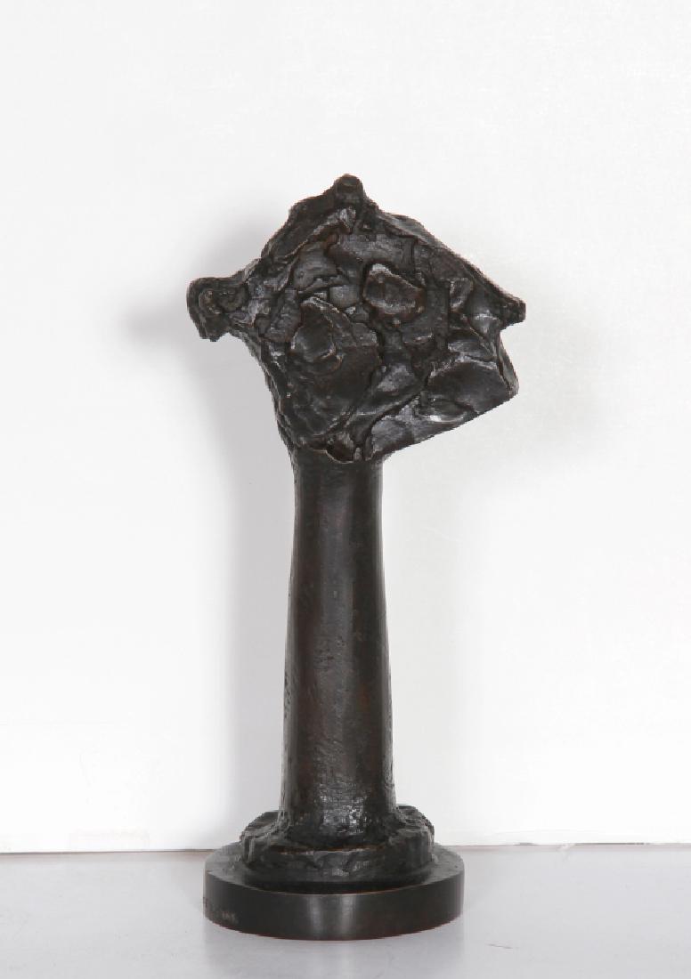 Max Weber, Profile 1, Bronze Sculpture: Artist: Max Weber, Russian/American (1881 - 1961) Title: Profile 1 Year: 1959 Medium: Bronze Sculpture, signature and date inscribed Size: 8.75 in. x 4 in. x 1.25 in. (22.23 cm x 10.16 cm x 3.18 cm)