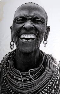 Lyle Owerko, From the Samburu, Photograph: Artist: Lyle Owerko, Canadian Title: From the Samburu Year: circa 2012 Medium: Photograph, Mounted to Board, signed and numbered in pencil Edition: AP 2 Size: 56.5 x 40 in. (143.51 x 101.6 cm)