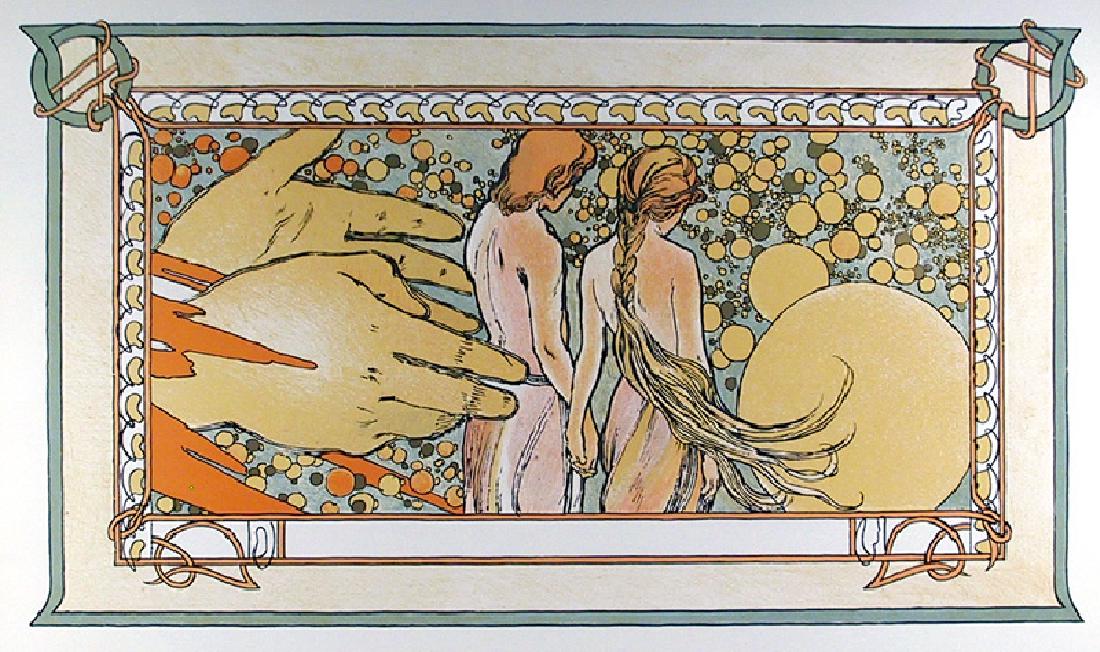 Alphonse Mucha, Hands of God, 71, Lithographic Poster (1 of 1)