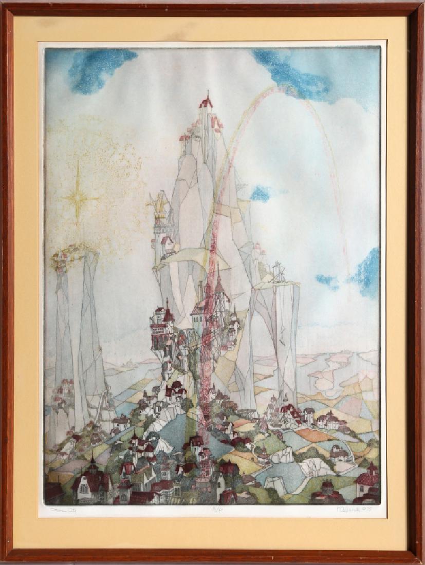 Charles Klabunde, Stone City, Aquatint Etching (1 of 1)