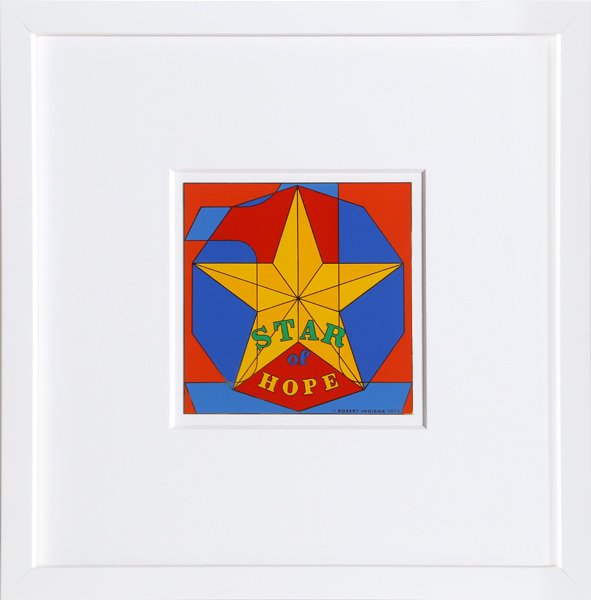 Robert Indiana, Star of Hope, Enamel on Metal (1 of 1)