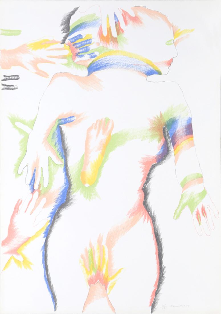 Marisol Escobar, Rainbow People, Lithograph (1 of 1)