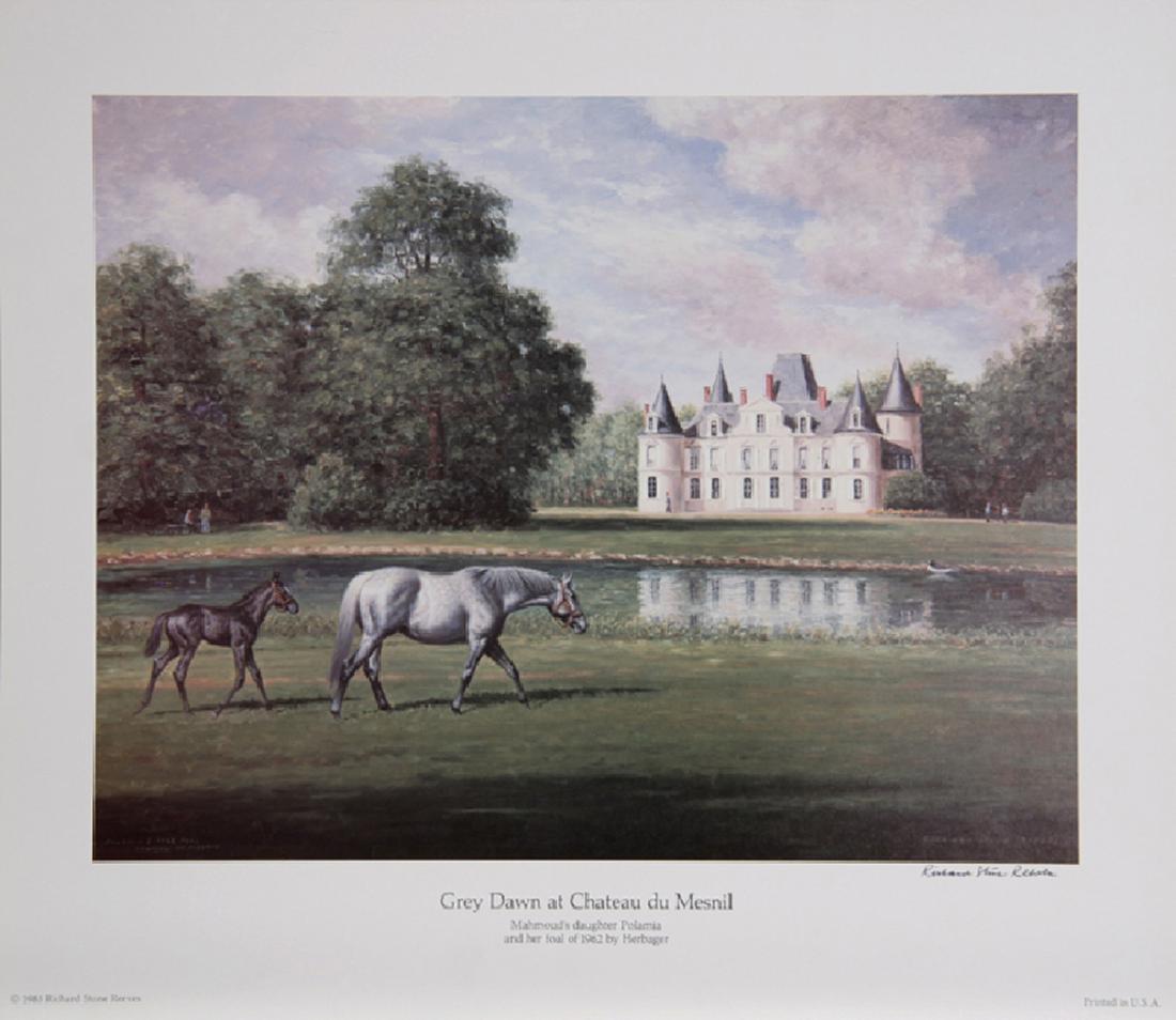 Richard Stone Reeves, Grey Dawn at Chateau du Mesnil, (1 of 1)
