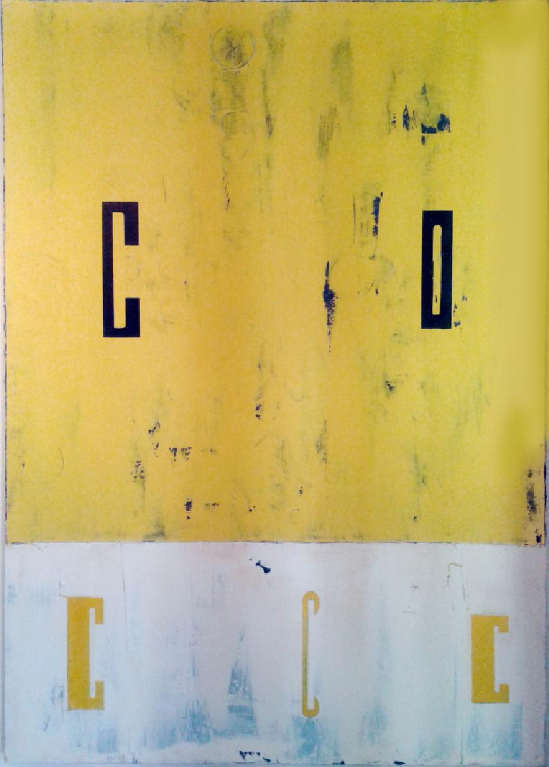 David Amico, Company, Oil Painting: Artist: David Amico, American (1951 - ) Title: Company Year: 1994 Medium: Oil on Canvas, signed verso Size: 84 x 60 in. (213.36 x 152.4 cm)