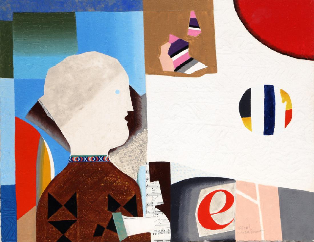 Max Papart, Jouer du Piano, Aquatint Etching and (1 of 1)