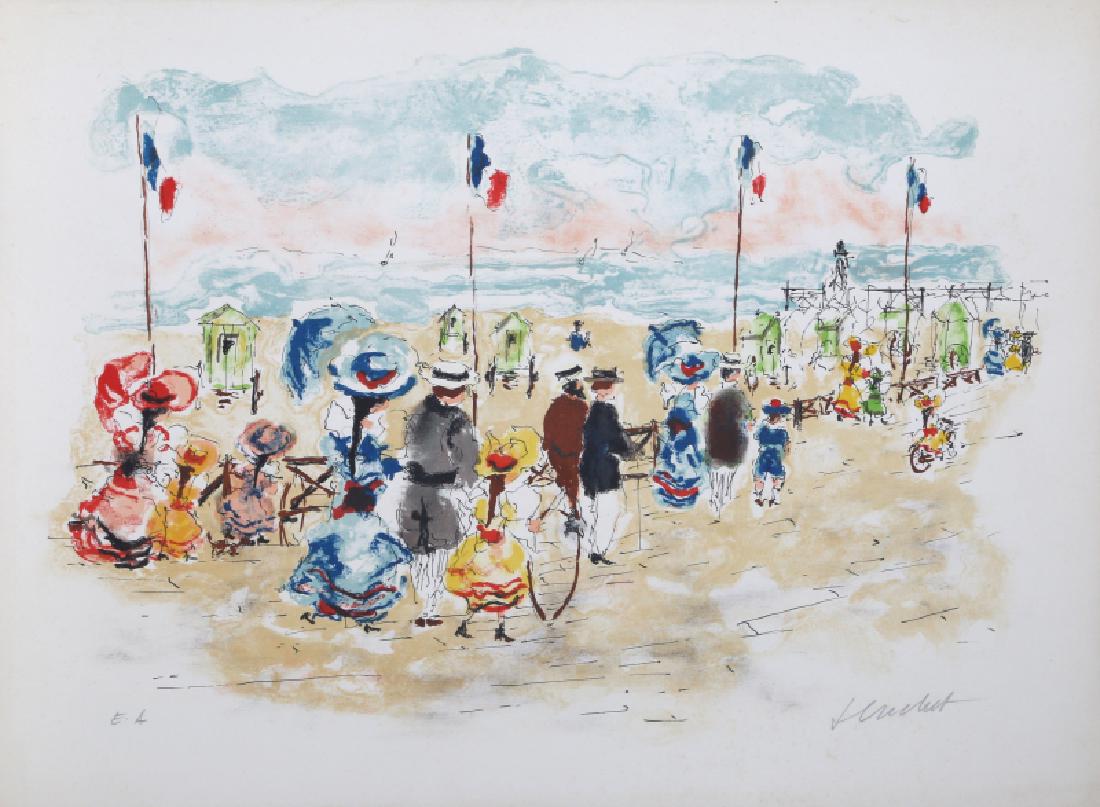 Urbain Huchet, Lot of 3 School of Paris Lithographs (1 of 3)