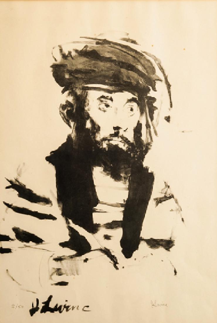 Jack Levine, Hebrew King, Lithograph (1 of 1)