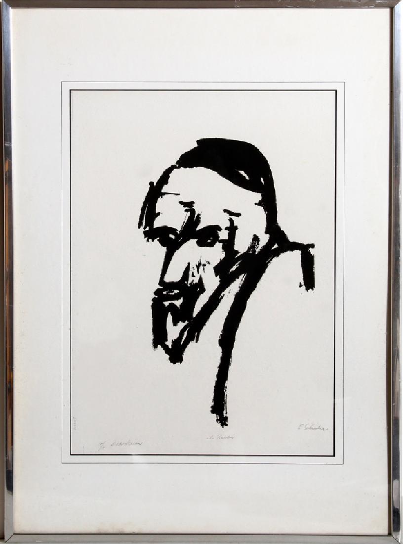E. Schreiber, The Rabbi, Silkscreen (1 of 1)