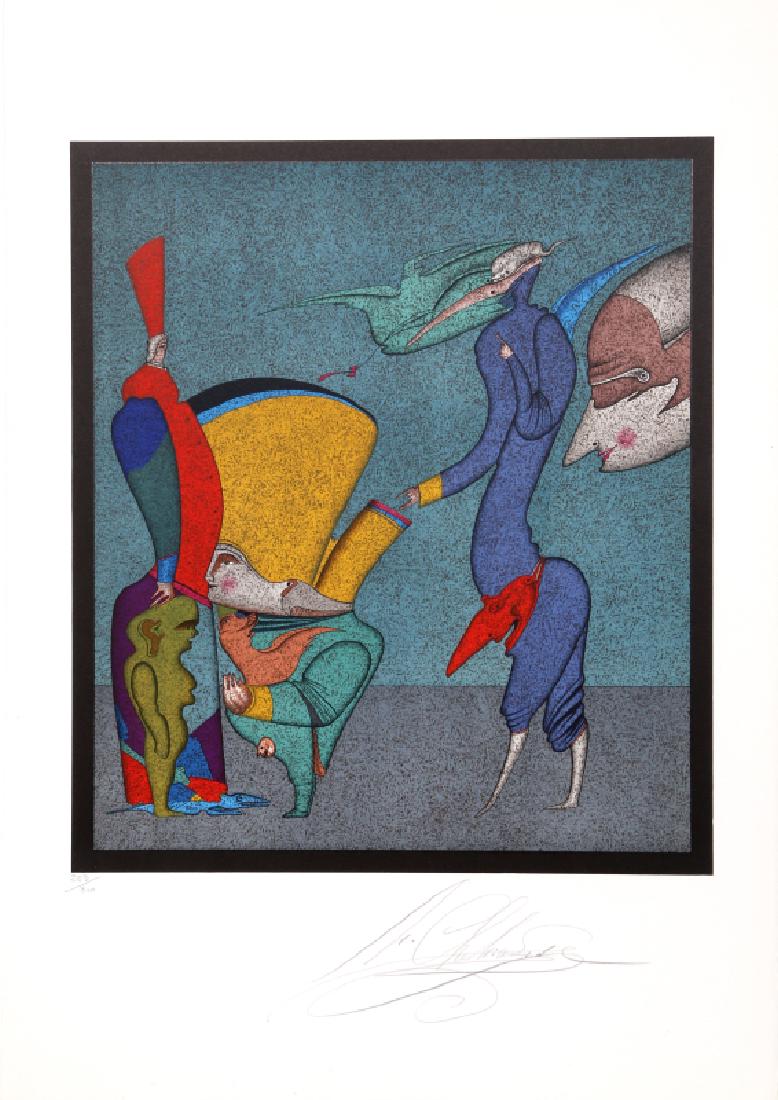 Mihail Chemiakin, Untitled I from Carnival of St. (1 of 1)