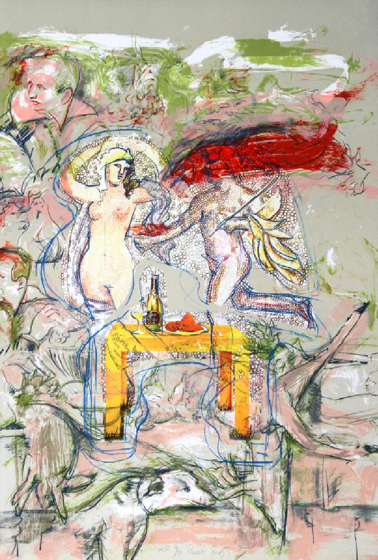 Rainer Gross, Summer Still Life I, Lithograph (1 of 1)