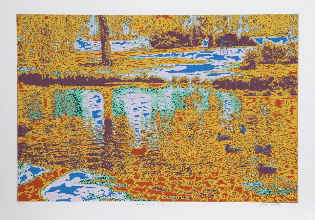 Max Epstein, Ducks in a Pond, Serigraph (1 of 1)