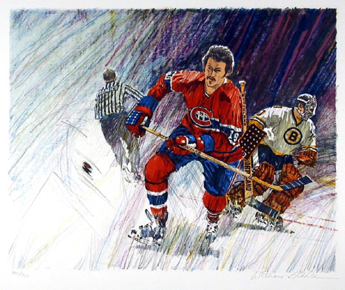 William Biddle, NHL Hockey, Lithograph (1 of 1)