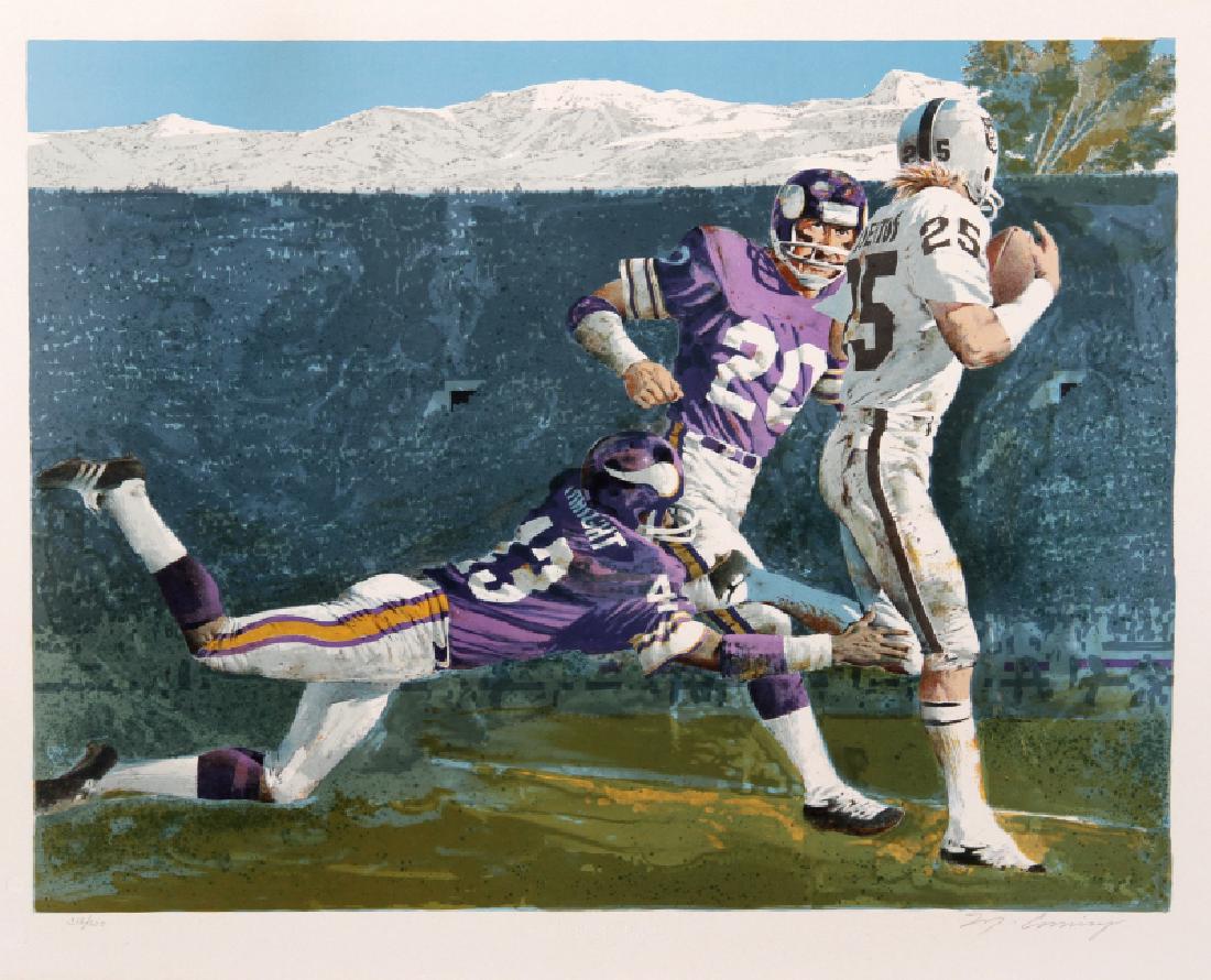 Merv Corning, NFL Super Bowl XI, Lithograph (1 of 1)