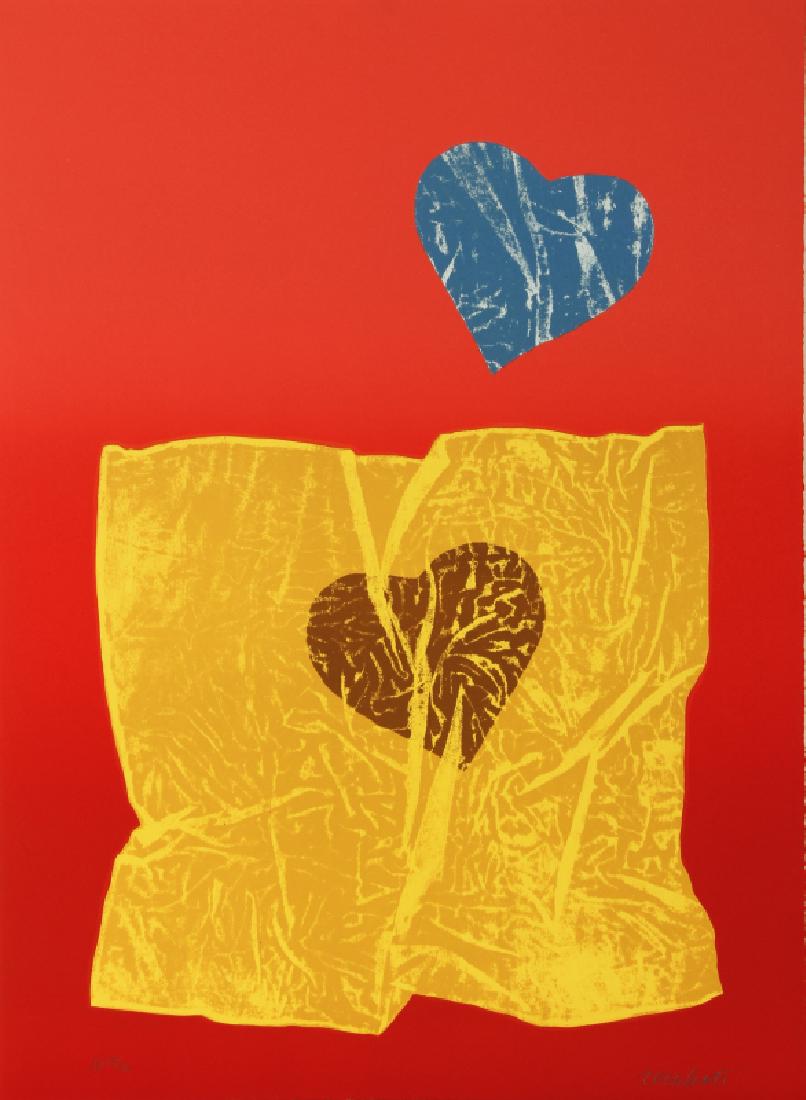 Antonio Recalcati, Love, Lithograph: Artist: Antonio Recalcati, Italian (1938 - ) Title: Love Year: 1979 Medium: Lithograph, signed and numbered in pencil Edition: AP 30 Size: 30 x 22 in. (76.2 x 55.88 cm)