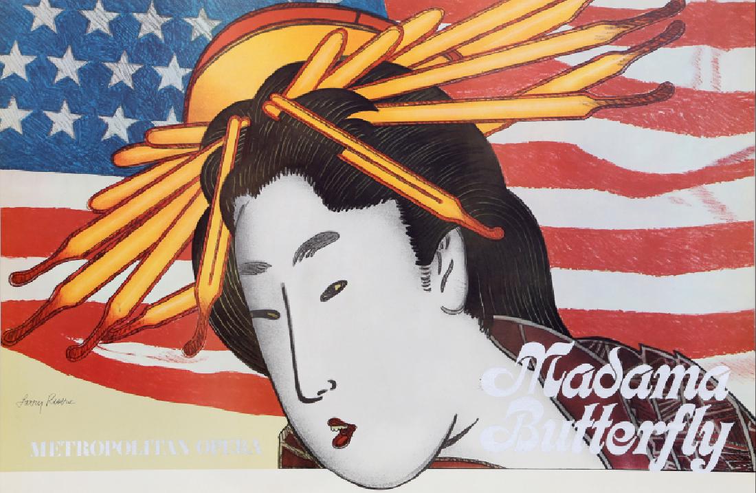 Larry Rivers, Metropolitan Opera - Madama Butterfly,: Artist: Larry Rivers, American (1923 - 2002) Title: Metropolitan Opera - Madama Butterfly Year: 1978 Medium: Poster Size: 24 in. x 36 in. (60.96 cm x 91.44 cm)