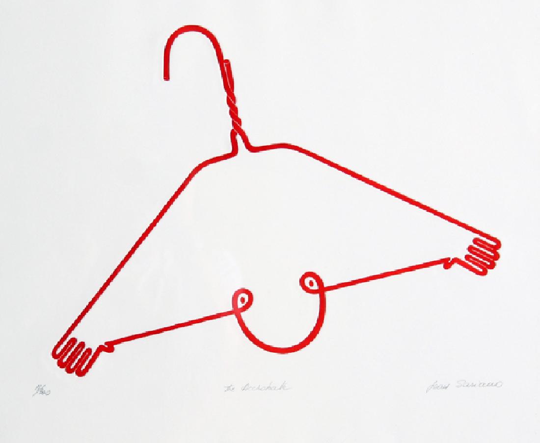 Jean Sariano, Acrobate, Intaglio Etching: Artist: Jean Sariano, Algerian/American (1943 - ) Title: Acrobate Year: 1979 Medium: Intaglio Etching, signed and numbered in pencil Edition: 300 Size: 23 x 27 in. (58.42 x 68.58 cm)