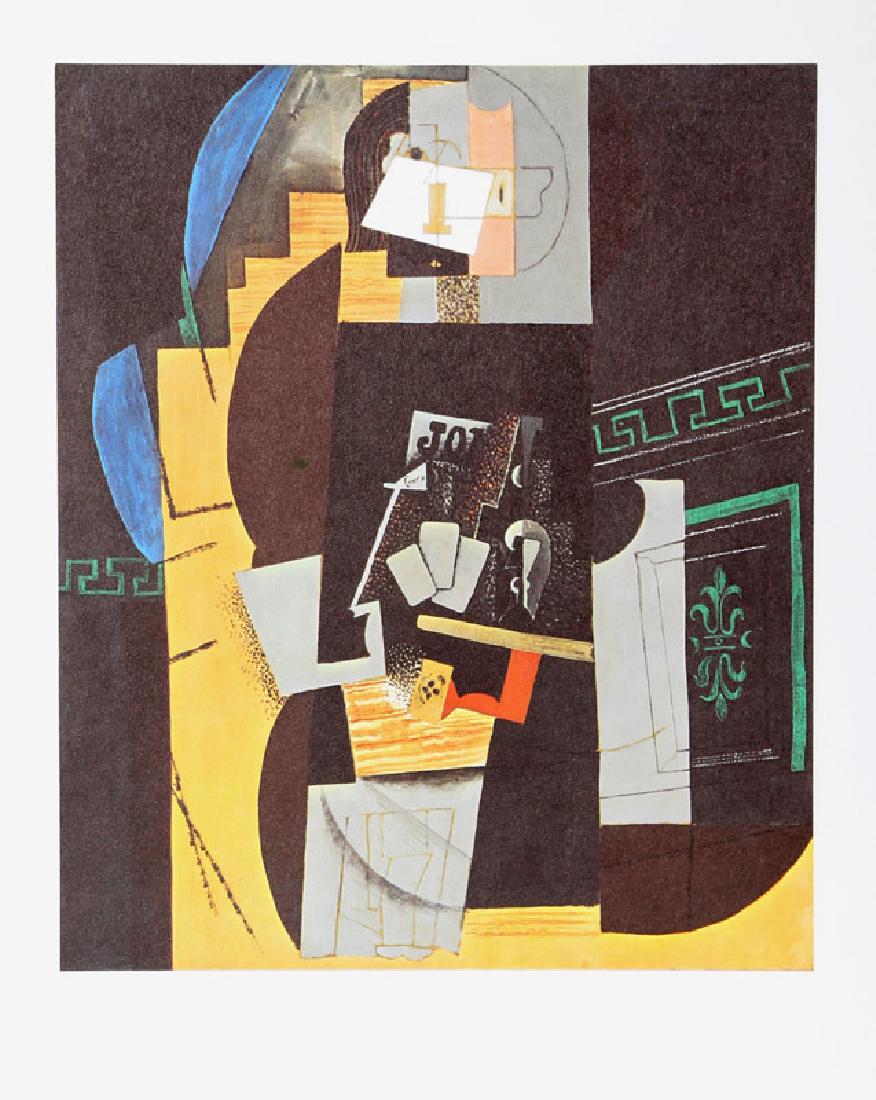 Pablo Picasso, Card Player, Offset Lithograph: Artist: Pablo Picasso, After, Spanish (1881 - 1973) Title: Card Player Year: 1972 Medium: Offset Lithograph Image Size: 11.5 x 9.75 inches Size: 16 x 12.5 in. (40.64 x 31.75 cm)