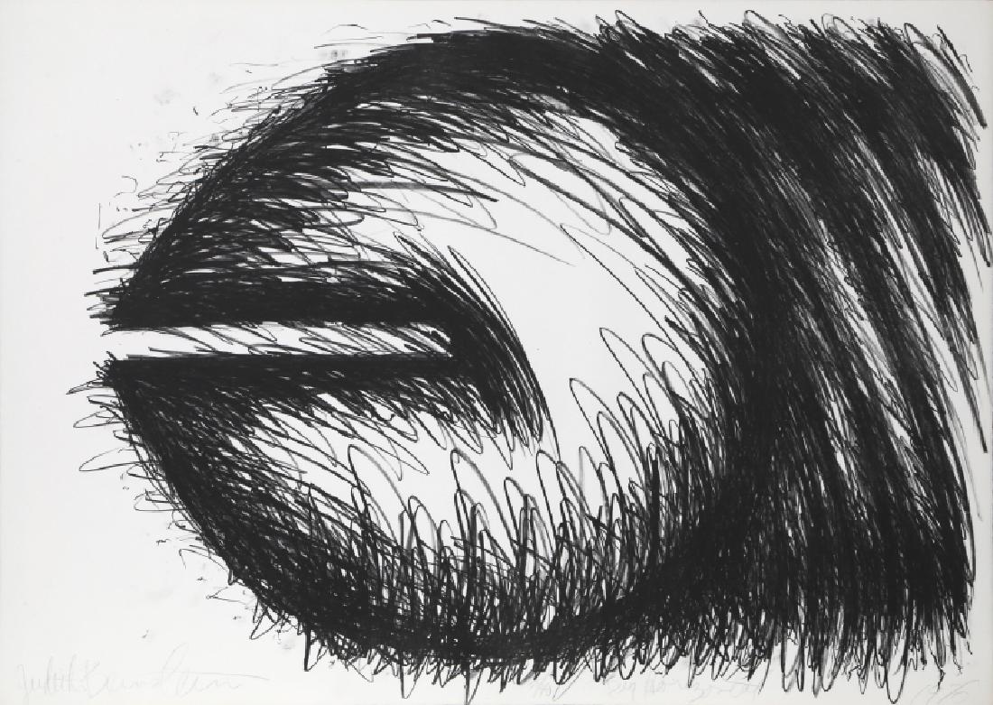 Judith Bernstein, Big Horizontal, Lithograph: Artist: Judith Bernstein, American (1942 - ) Title: Big Horizontal Year: 1976 Medium: Lithograph, signed and numbered in pencil Edition: 40 Size: 29.5 x 41.5 in. (74.93 x 105.41 cm)