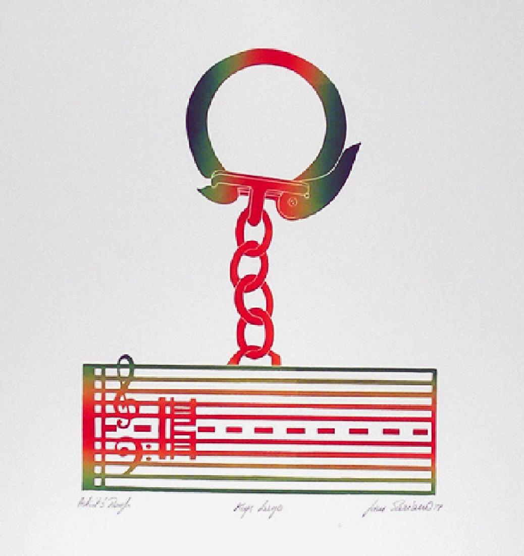 Jean Sariano, Keys Largo, Intaglio Aquatint Etching: Artist: Jean Sariano, Algerian/American (1943 - ) Title: Keys Largo Year: 1979 Medium: Intaglio Etching and Aquatint, signed and numbered in pencil Edition: 300 Size: 24 in. x 21 in. (60.96 cm x 53.34