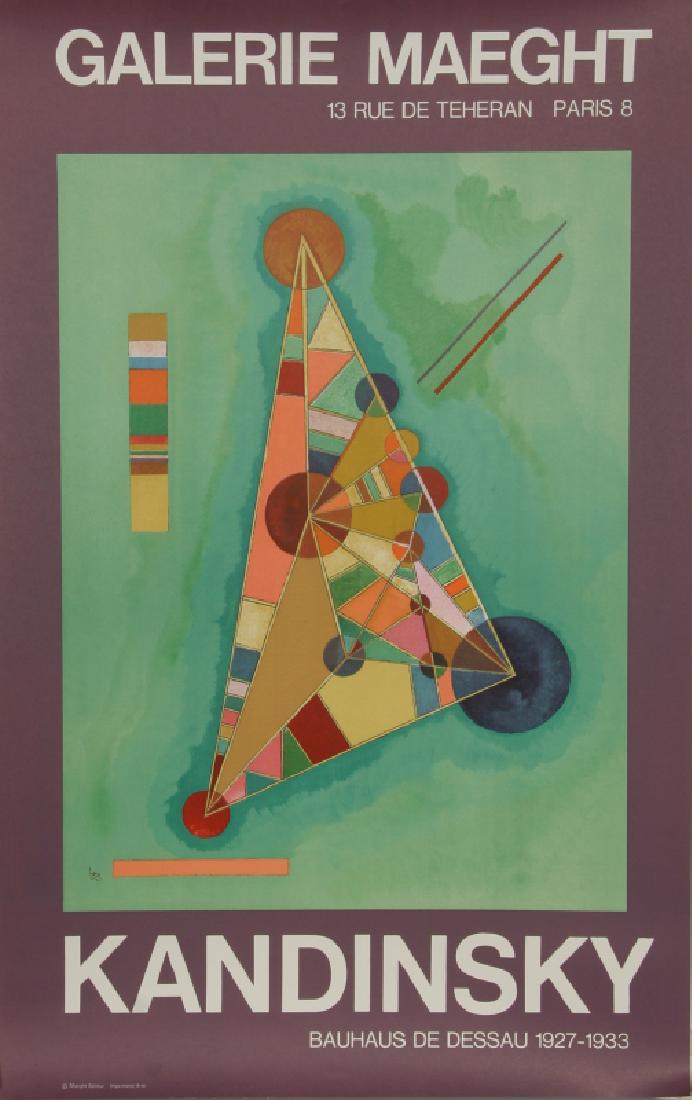 Wassily Kandinsky, Exhibition at Galerie Maeght,: Artist: Wassily Kandinsky, Russian (1866 - 1944) Title: Exhibition at Galerie Maeght Year: circa 1965 Medium: Lithograph Poster Size: 28 in. x 18 in. (71.12 cm x 45.72 cm)