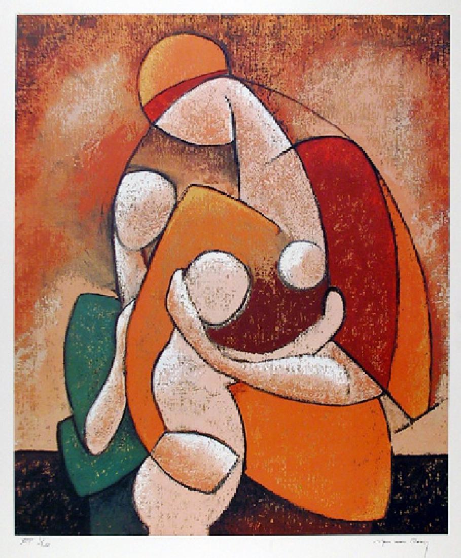 Jan Van Raay, Mother and Child, Lithograph (1 of 1)