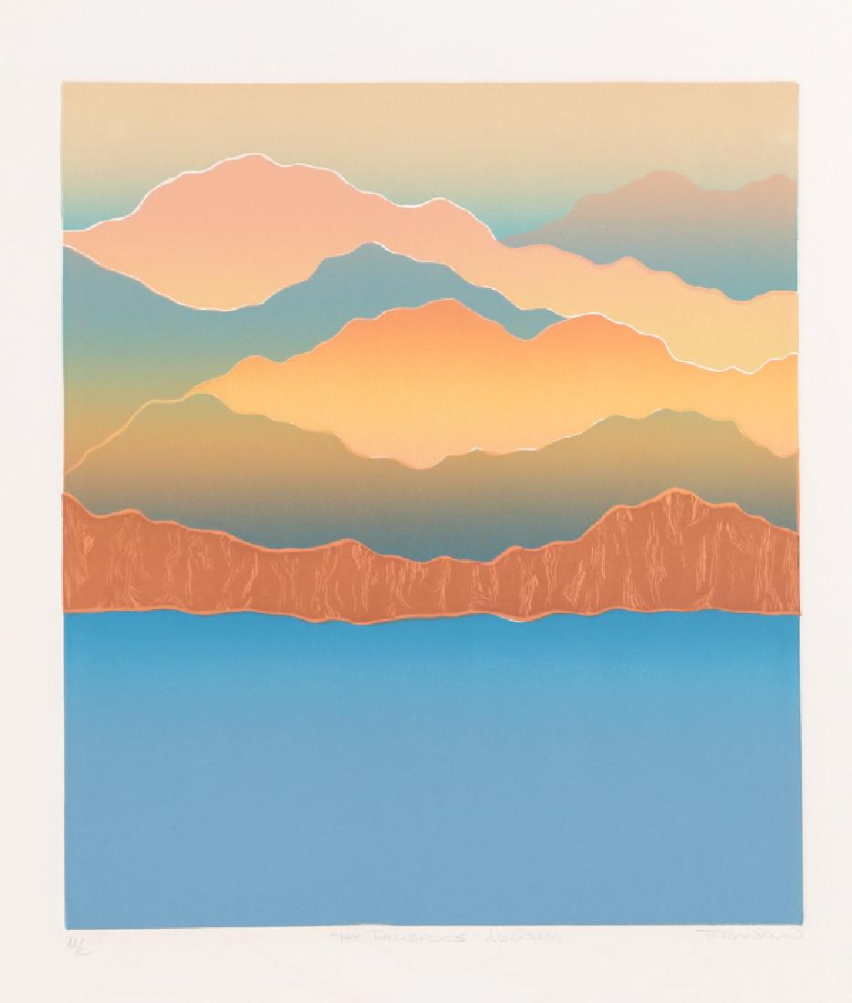 Franklin, The Palisades - Morning, Etching (1 of 1)