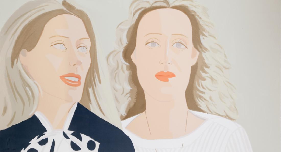 Alex Katz, Julia and Alexandra, Screenprint (1 of 1)