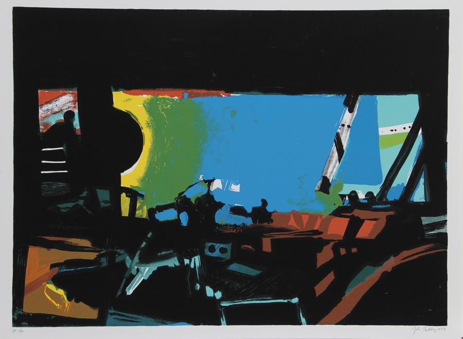 John Hultberg, Wide Window II, Silkscreen (1 of 2)
