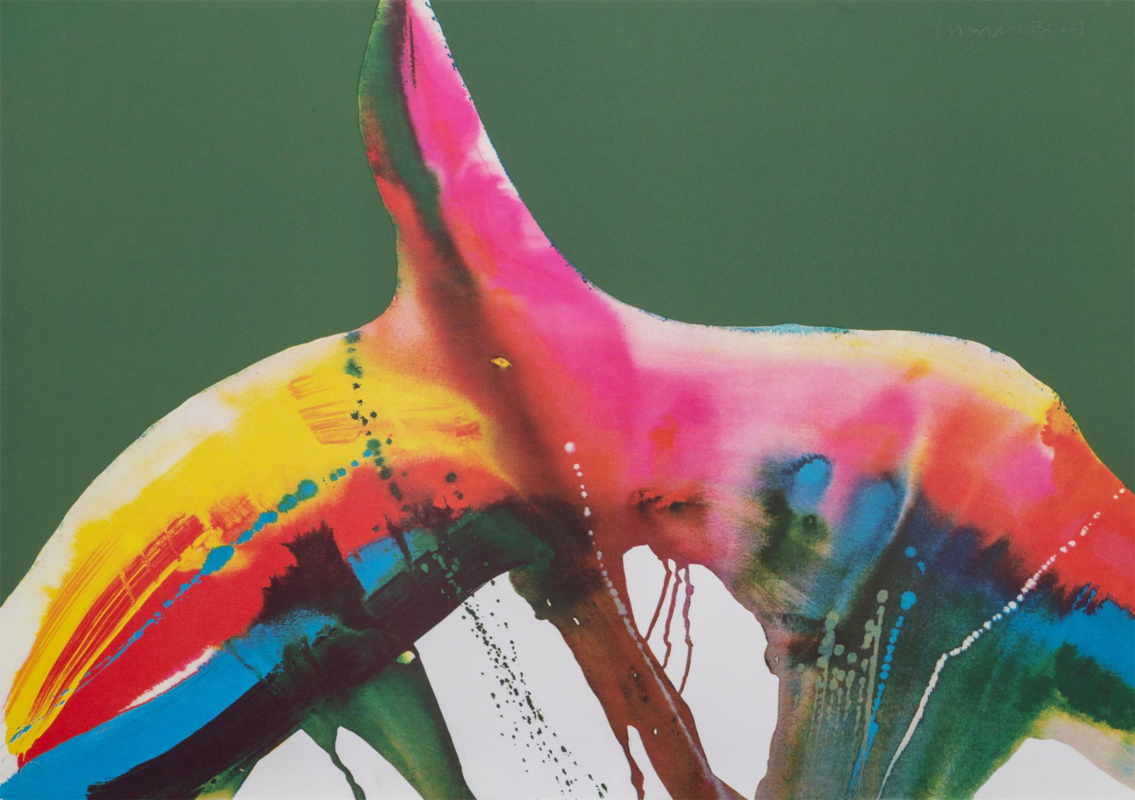 Lamar Briggs, Bird of Paradise, Lithograph on Somerset (1 of 4)