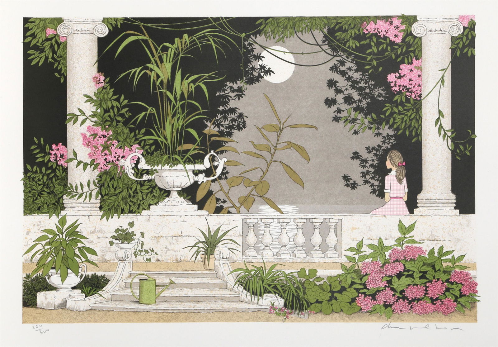 Denis Paul Noyer, Claire de Lune, Lithograph (1 of 2)