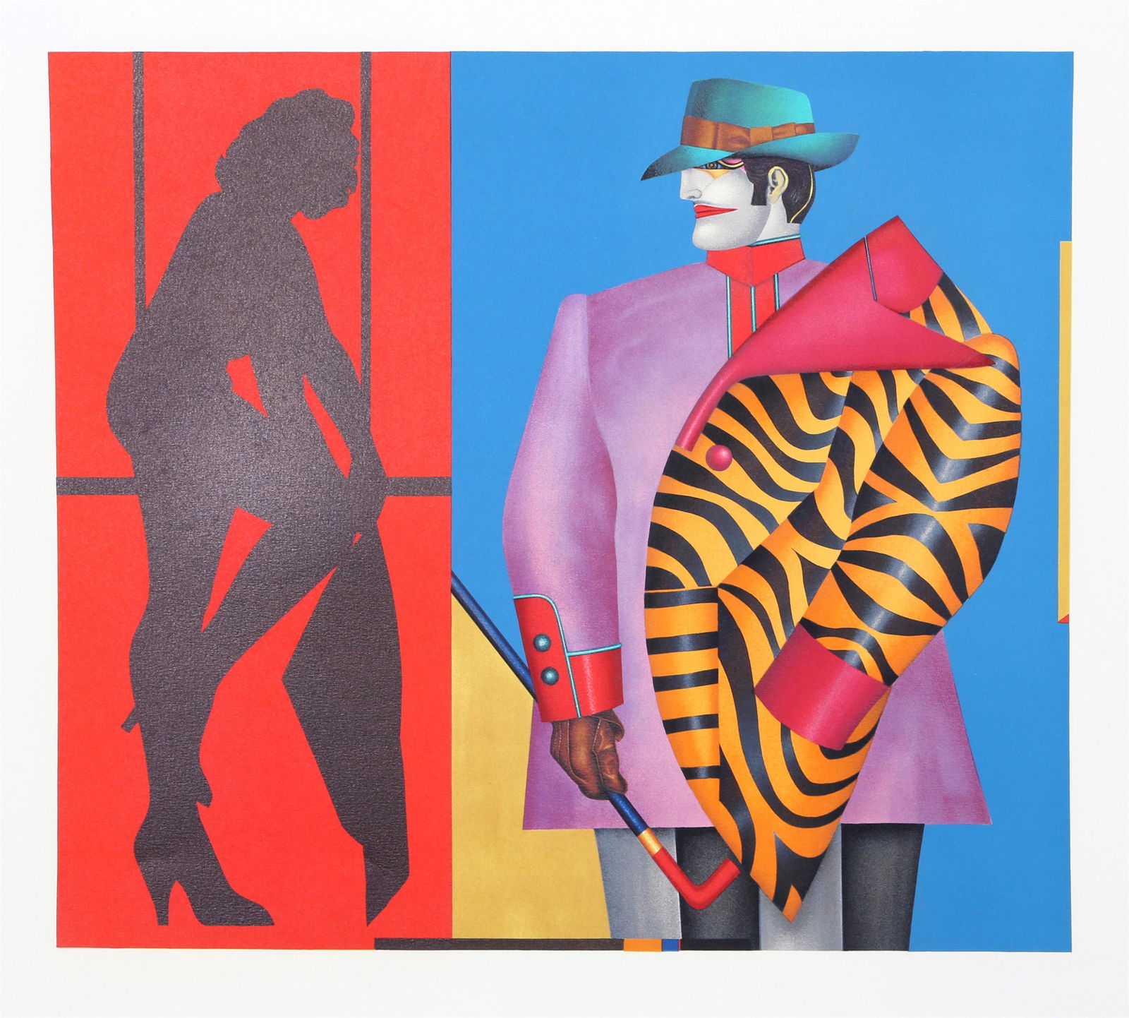 Richard Lindner, Rear Window, Lithograph (1 of 1)