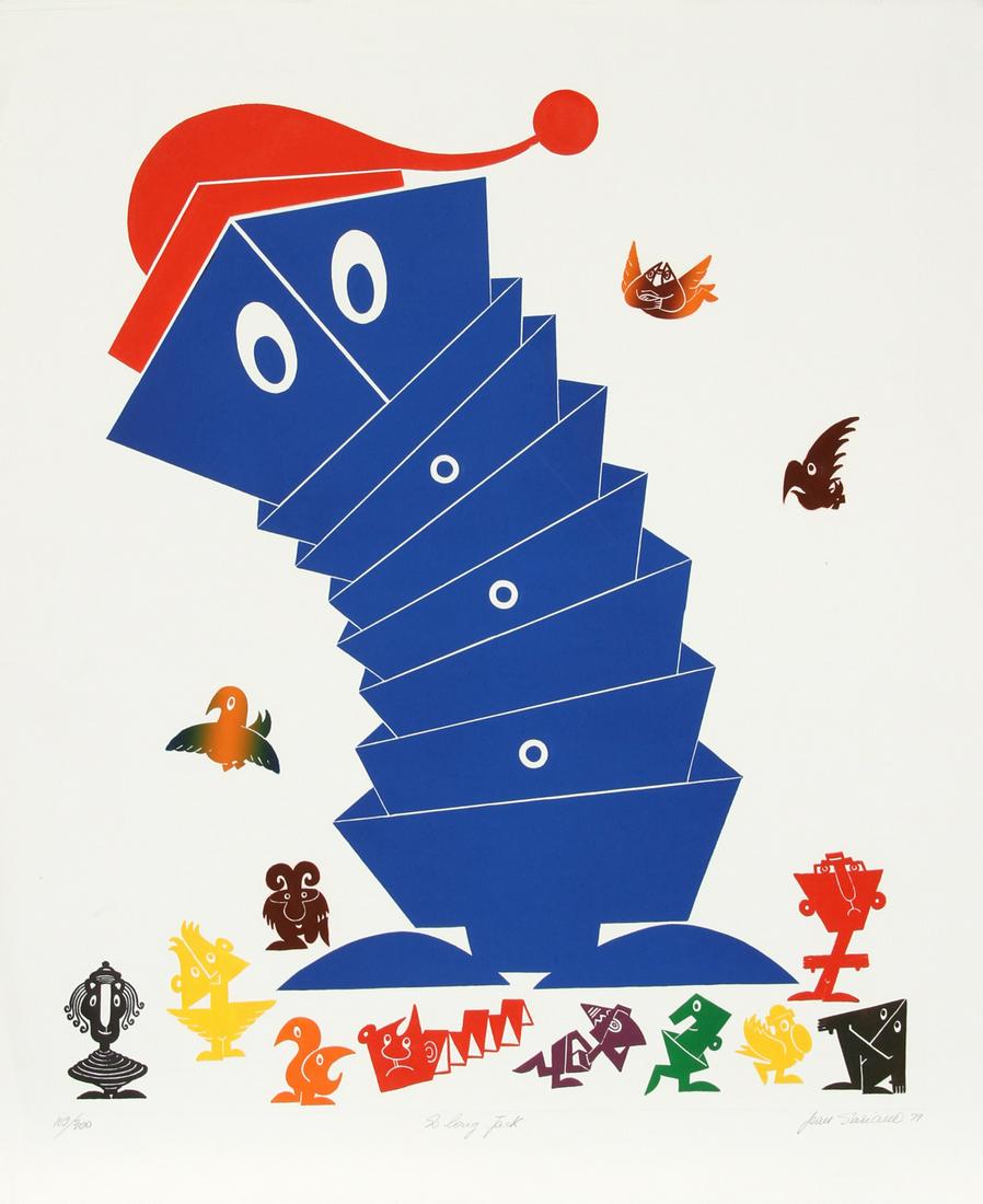 Jean Sariano, So Long Jack, Intaglio Etching and (1 of 2)