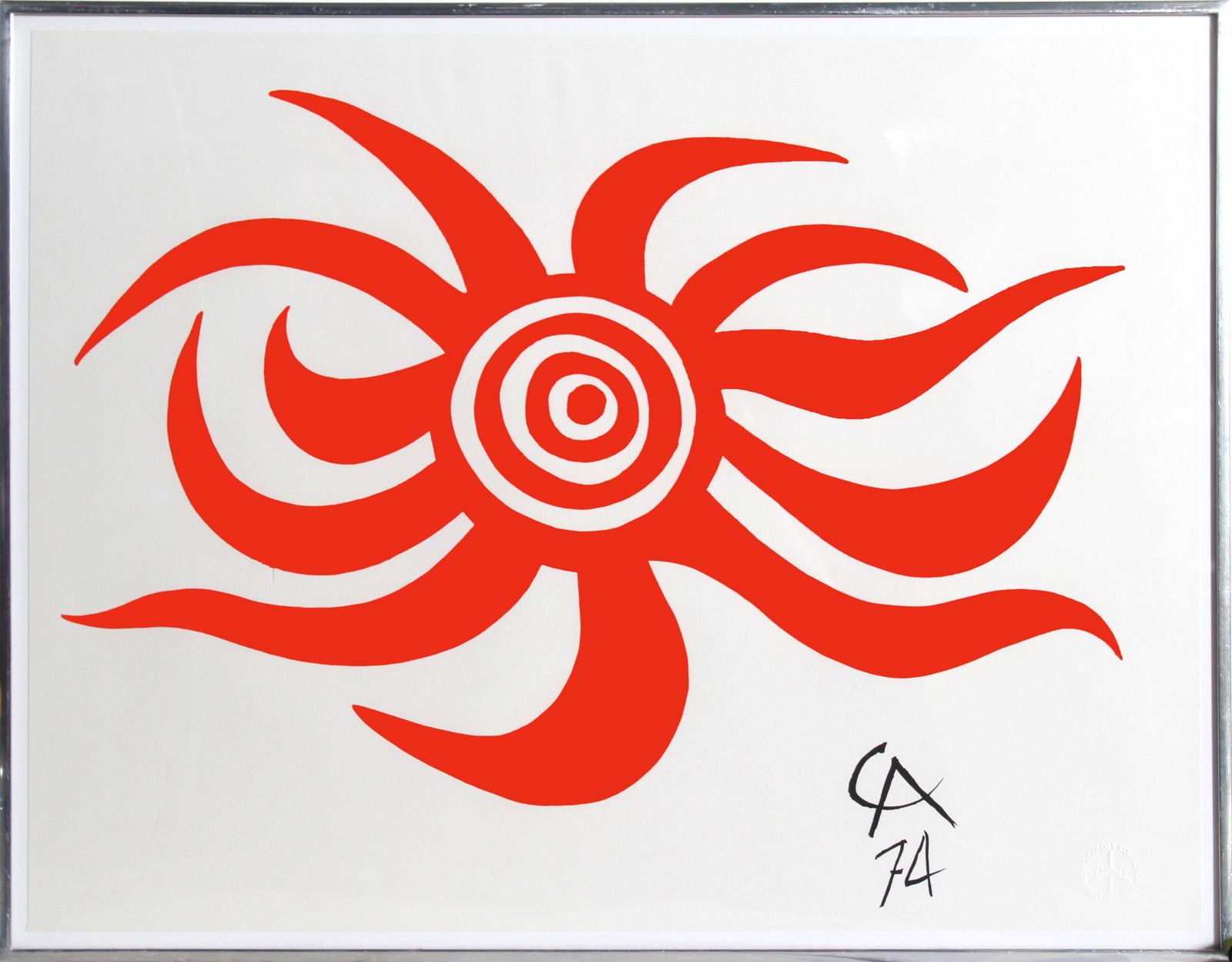 Alexander Calder, Sunburst from Flying Colors for (1 of 2)