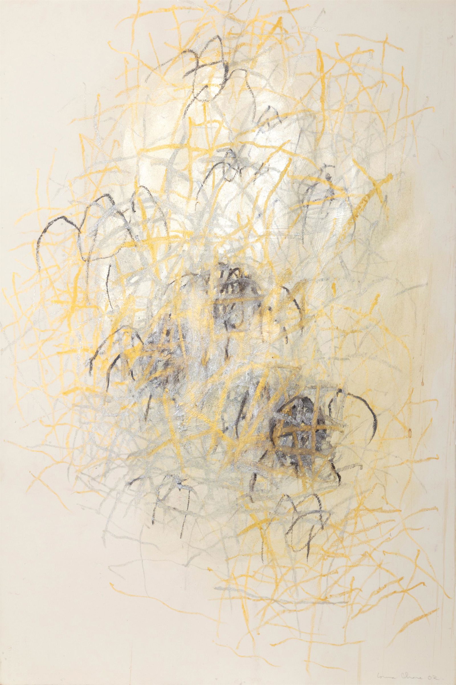 Louisa Chase, Spiders, Acrylic and Oil Pastel (1 of 6)