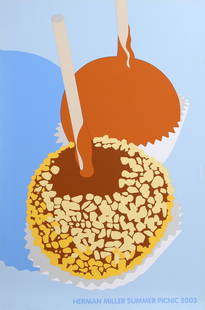 Herman Miller Summer Picnic (2003) - Candy Apples,: Artist: Stephen Frykholm, American (1942 - ) Title: Herman Miller Summer Picnic (2003) - Candy Apples Year: 2003 Medium: Poster Size: 36 x 24 in. (91.44 x 60.96 cm)