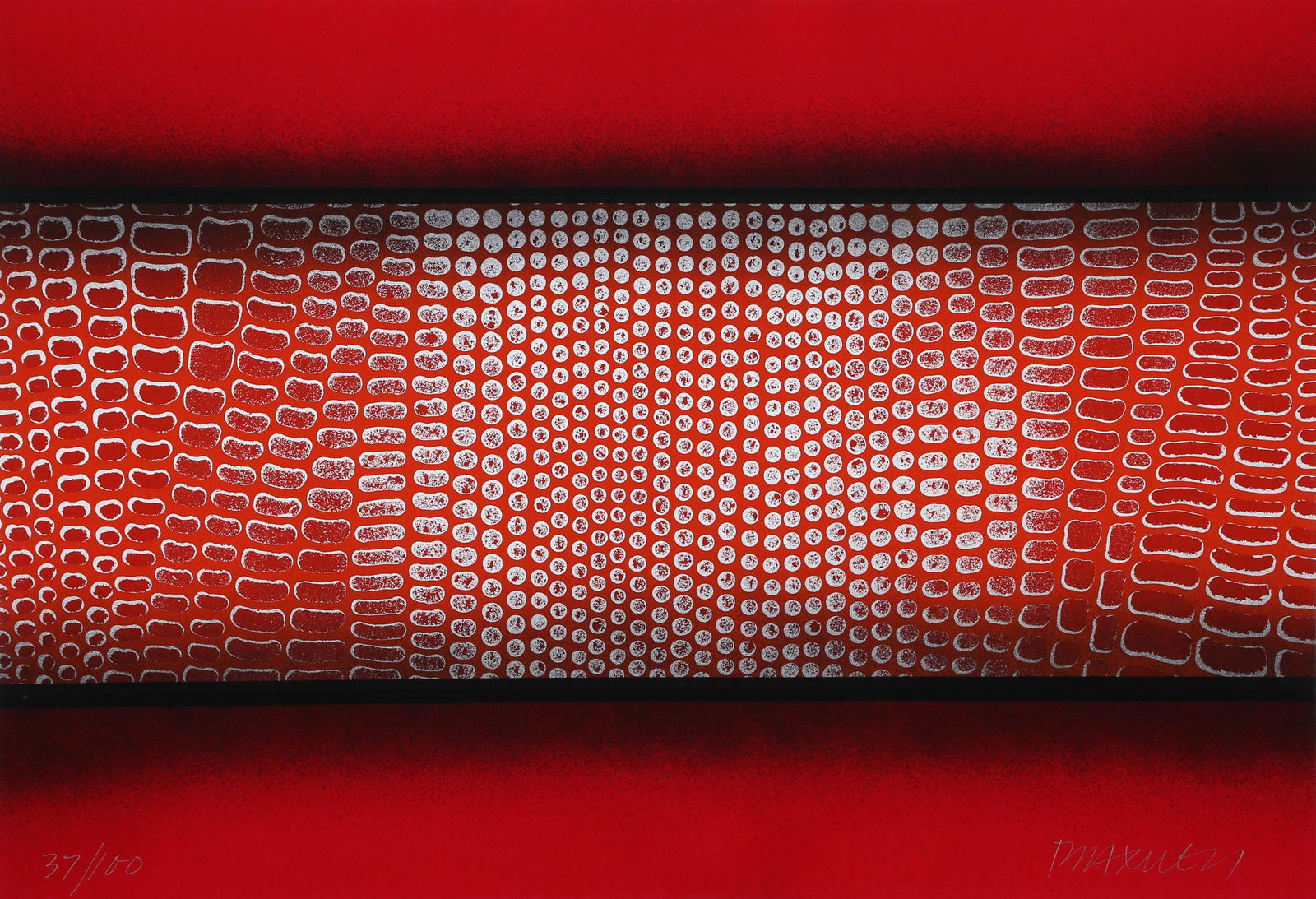 Paul Maxwell, Untitled 2, Screenprint: Artist: Paul Maxwell, American (1925 - 2015) Title: Untitled 2 Year: circa 1978 Medium: Screenprint, signed and numbered in pencil Edition: 100 Image Size: 27 x 39 in. (68.58 x 99.06 cm)