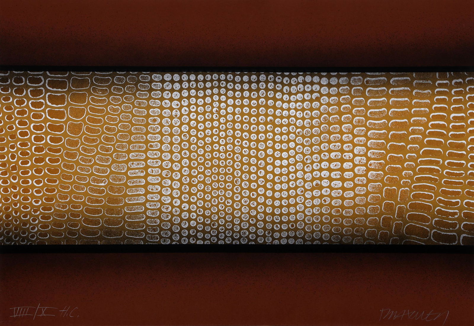 Paul Maxwell, Untitled 3, Screenprint: Artist: Paul Maxwell, American (1925 - 2015) Title: Untitled 3 Year: circa 1978 Medium: Screenprint, signed and numbered in pencil Edition: 100, HC X Image Size: 27 x 39 in. (68.58 x 99.06 cm)