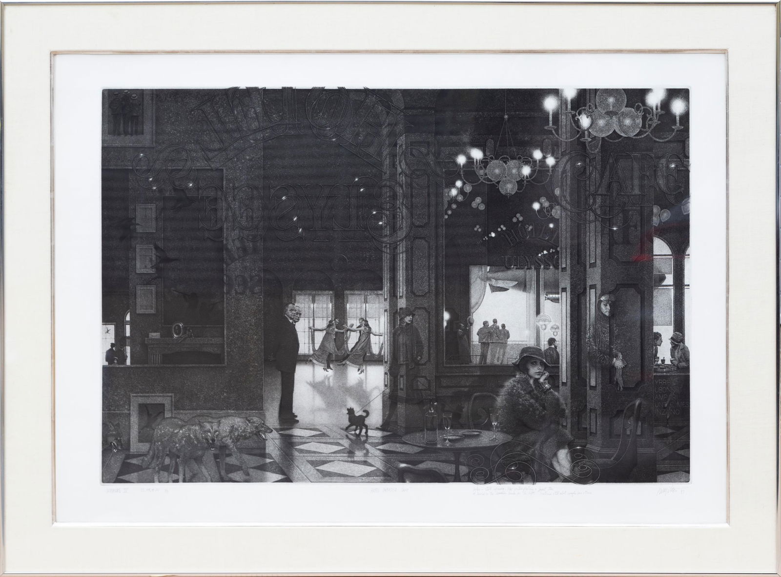 Peter Milton, Interiors IV: Hotel Paradise Cafe, (1 of 6)