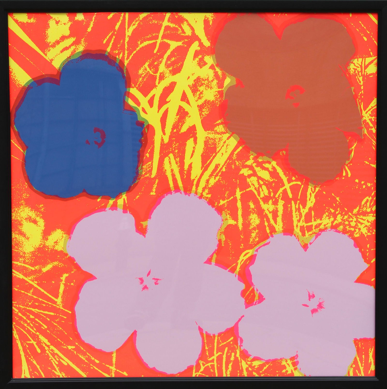 Andy Warhol, Flowers 10, Sunday B. Morning Serigraph (1 of 1)