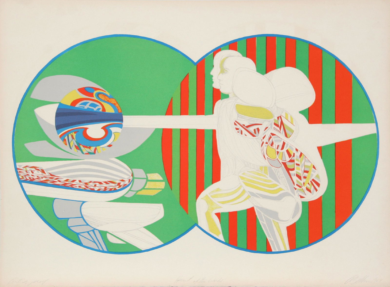 Arnold Belkin, Heart of the World, Lithograph (1 of 3)