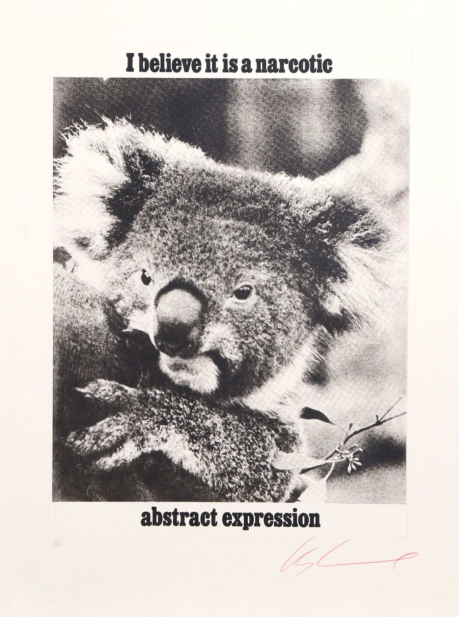 Les Levine, I Believe it is a Narcotic... Abstract (1 of 1)