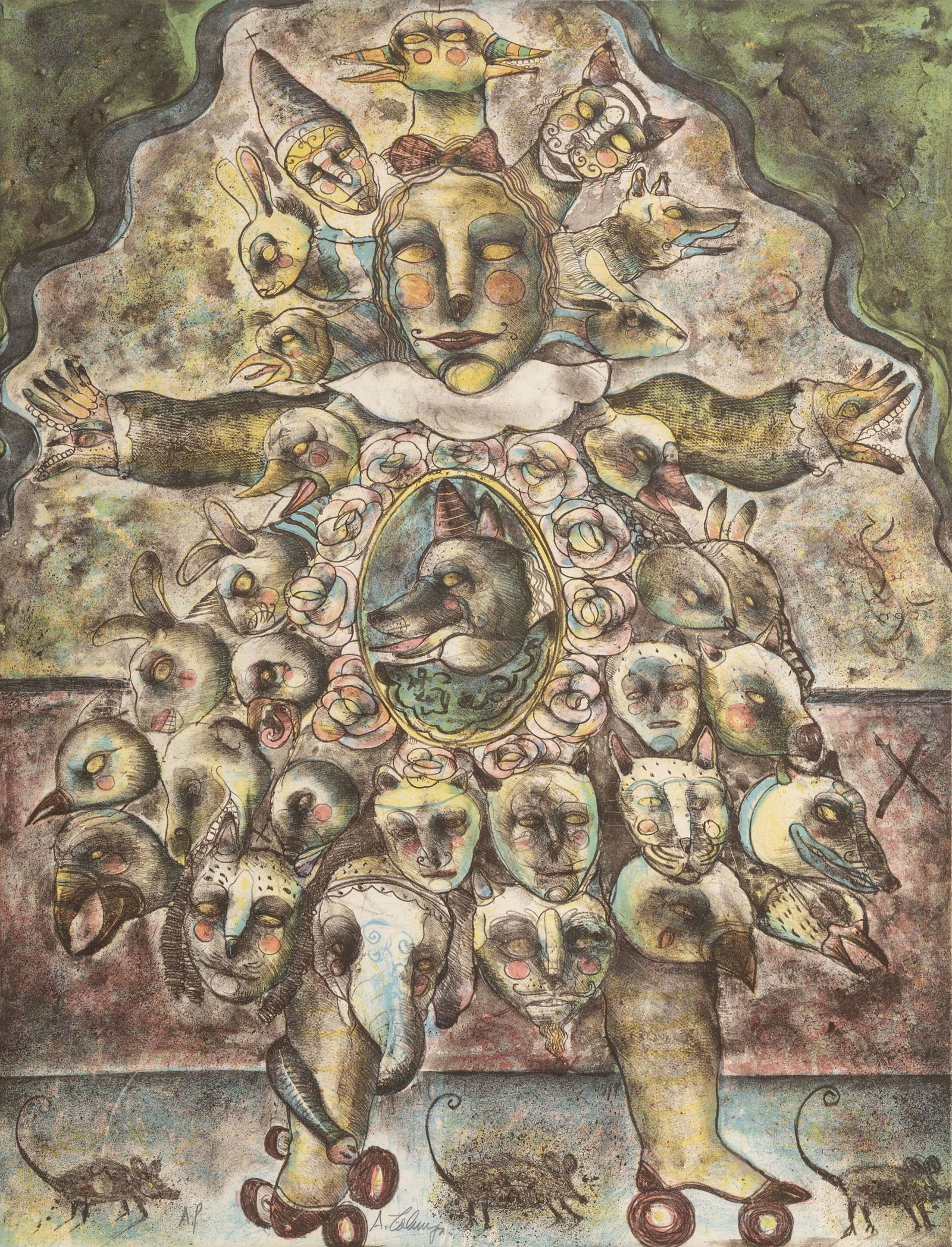 Alejandro Colunga, Nina Con Vestido de Animalitos, (1 of 5)