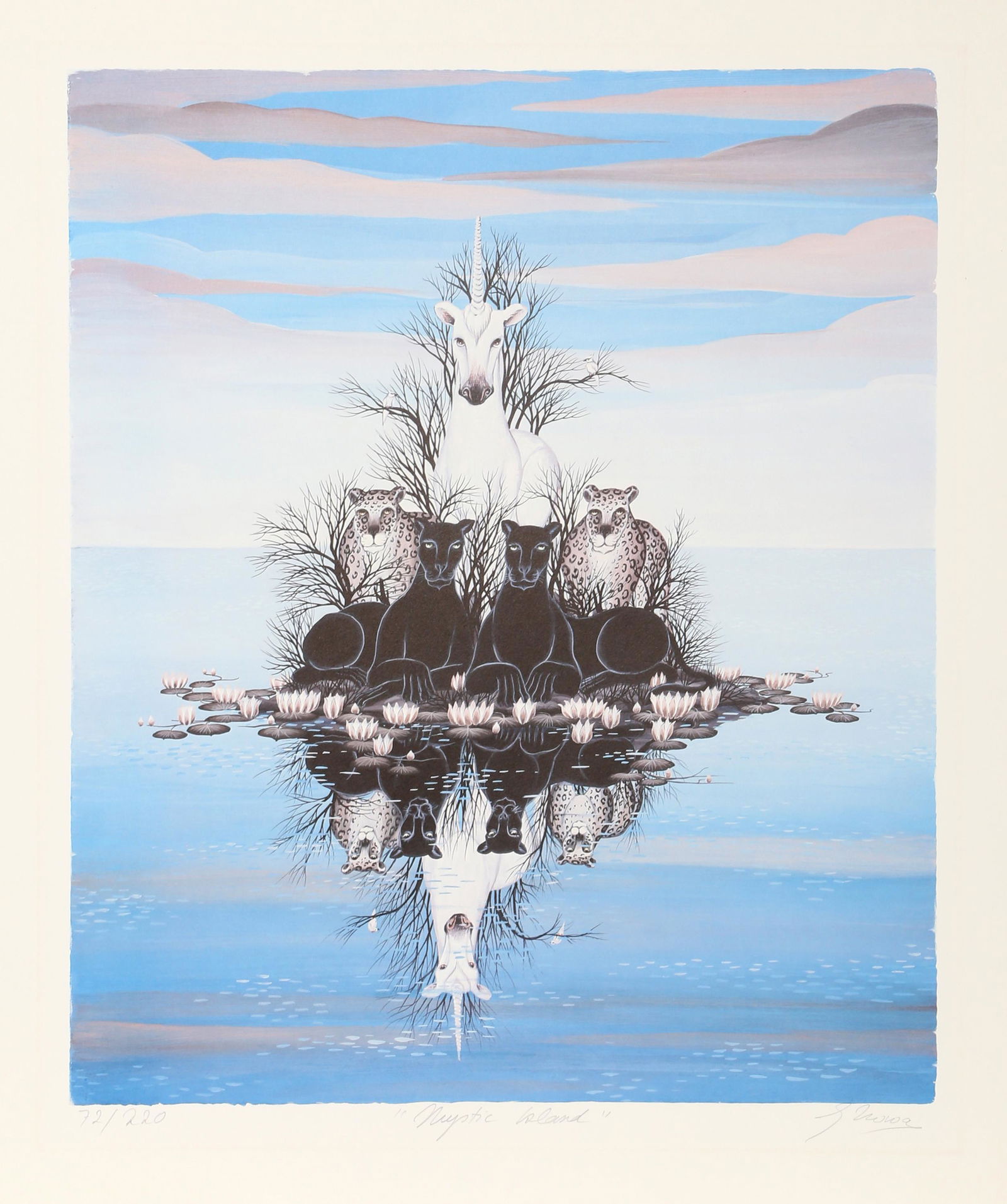 Gustavo Novoa, Mystic Island, Lithograph (1 of 1)