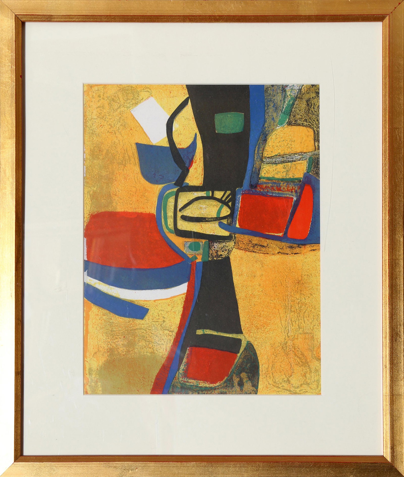 Maurice Esteve, Corne a Licou, Lithograph: Artist: Maurice Esteve, French (1904 - 2001) Title: Corne a Licou Year: circa 1965 Medium: Lithograph Size: 12.5 x 9.5 in. (31.75 x 24.13 cm) Frame Size: 19 x 16 inches