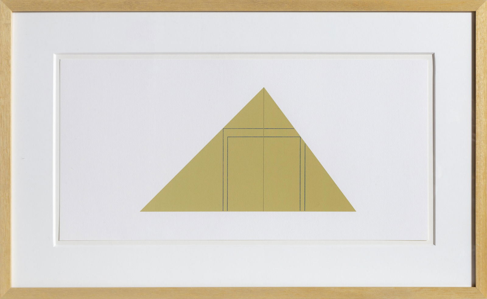 Robert Mangold, Untitled 8, Screenprint: Artist: Robert Mangold, American (1937 - ) Title: Untitled 8 Portfolio: Book of Silk Screen Prints: Multiple Panel Paintings 1973-1976 Year: 1988 Medium: Screenprint on Wove Paper Edition: 300 Image S